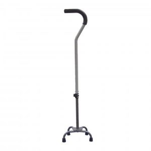 MZI103014 Quad Cane, Chrome, Small Base